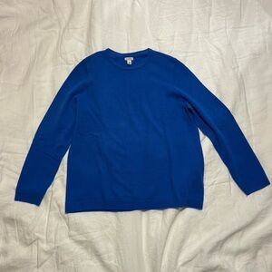 L.L. Bean Royal Blue 100% Cashmere Sweater - Women's Size 1X